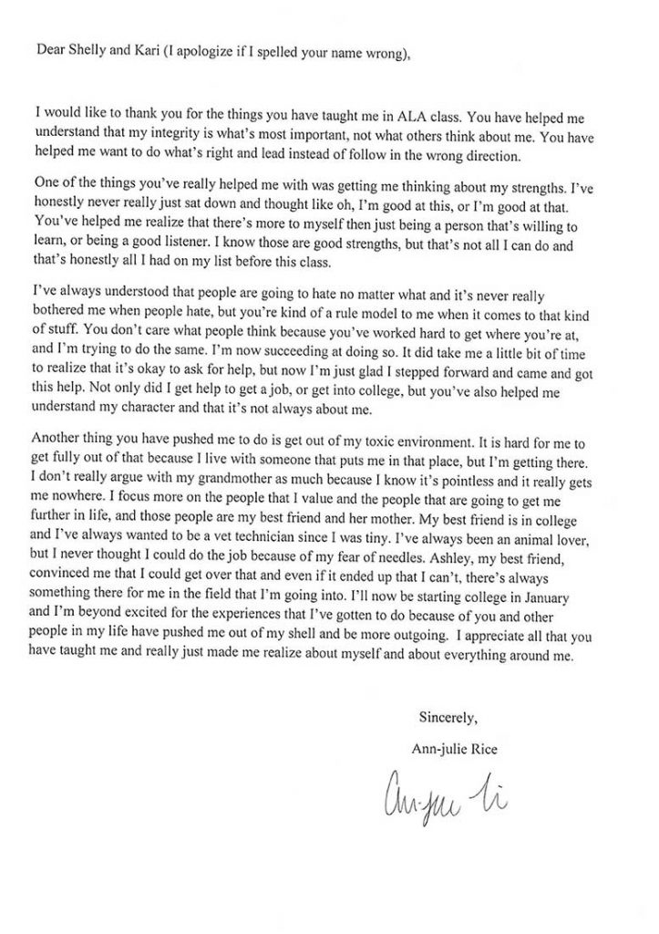 Ann-julie Rice letter of support thumbnail